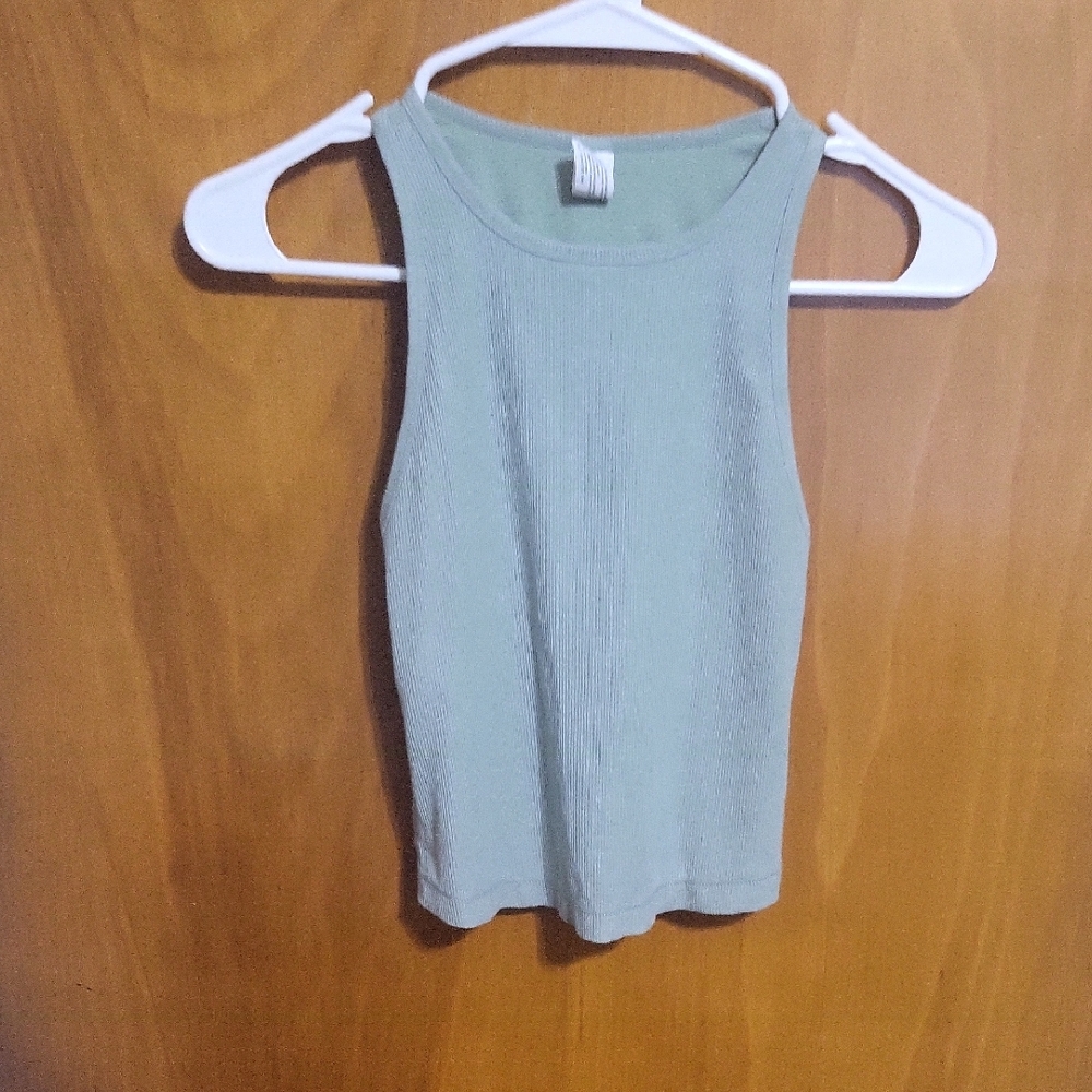 Yogalicious Heavenly Rib Stacy Crop Tank Size XS